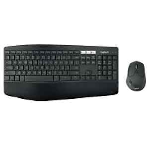 Logitech – Keyboard and mouse set – Spanish – Wireless – 2.4 GHz – Black
