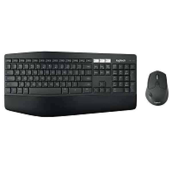 Logitech – Keyboard and mouse set – Spanish – Wireless – 2.4 GHz – Black