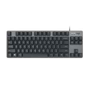 Logitech – Keyboard – Wired – Brilliant red
