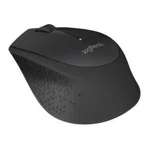 Logitech M280 – Ratón – diestro – óptico – 3 botones – inalámbrico – 2.4 GHz – receptor inalámbrico USB – negro