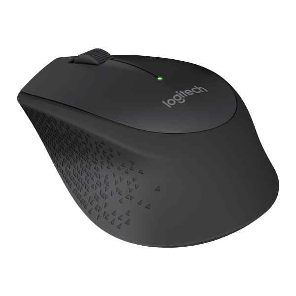 Logitech M280 – Ratón – diestro – óptico – 3 botones – inalámbrico – 2.4 GHz – receptor inalámbrico USB – negro