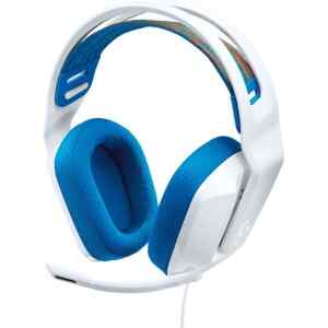 Logitech G G335 Wired Gaming Headset – Auricular – tamaño completo – cableado – conector de 3,5 mm – blanco – certificado Discord