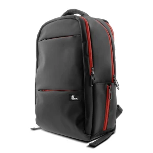 Xtech Insurgent XTB-507 Mochila para laptop 16.5” y accesorios de videojuegos – Nylon durable – Gaming   – Color Negro y Rojo – Bolsillo Antirrobo – Panel posterior acolchado con tecnología de ventilación Airflow