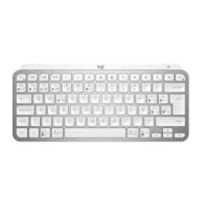 Logitech MX Keys Mini – Teclado – Inalámbrico – Español – USB / Bluetooth 5.0 / Bluetooth – Ergonomic Design – Gris pálido