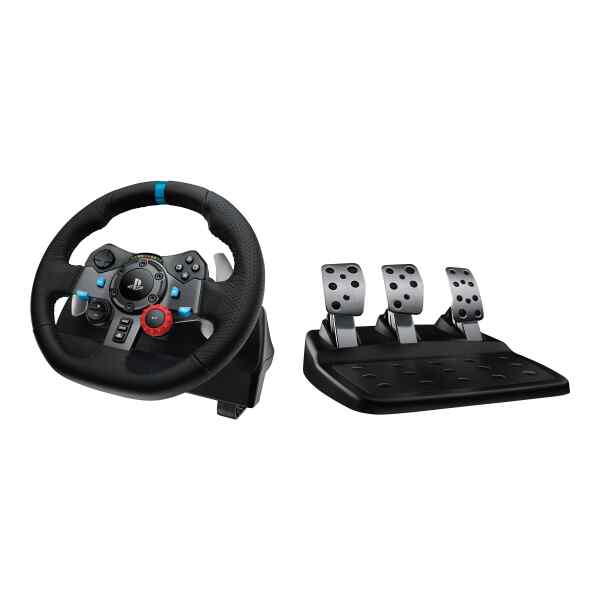 Logitech G29 Driving Force – Juego de volante y pedales – cableado – para PC, Sony PlayStation 3, Sony PlayStation 4