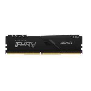 Kingston FURY Beast – DDR4 – módulo – 8 GB – DIMM de 288 contactos – 3200 MHz / PC4-25600 – CL16 – 1.35 V – sin búfer – no ECC – negro