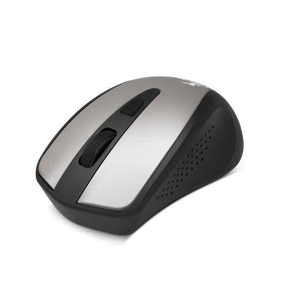 Xtech – XTM-315GY – Mouse – 2.4 GHz – Wireless – Aluminum gray – 4-button 1600dpi