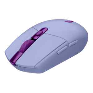 Logitech G305 Lightspeed – Ratón – óptico – 6 botones – inalámbrico – 2.4 GHz – receptor inalámbrico USB – lila