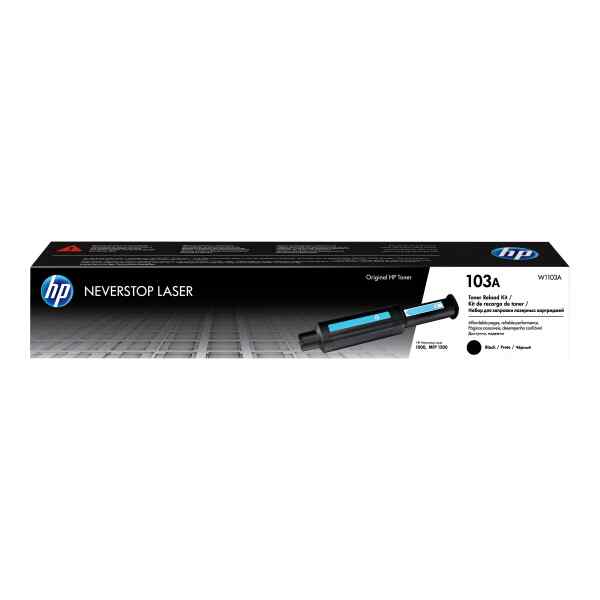HP 103A Reload Kit – Negro – recarga de tóner – para Neverstop Laser 1000a, 1000n, 1000w, MFP 1200a, MFP 1200n, MFP 1200nw, MFP 1200w