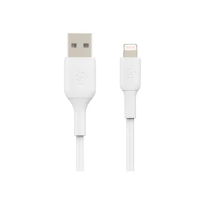 Belkin BOOST CHARGE – Cable Lightning – Lightning macho a USB macho – 1 m – blanco