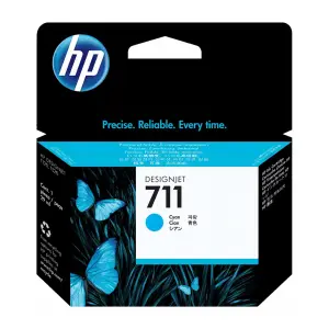 HP 711 – 29 ml – cián – original – DesignJet – cartucho de tinta – para DesignJet T100, T120, T120 ePrinter, T125, T130, T520, T520 ePrinter, T525, T530
