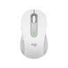 Logitech Signature M650 L – Ratón – tamaño grande – óptico – 5 botones – inalámbrico – Bluetooth, 2.4 GHz – receptor de USB Logitech Logi Bolt – blanco hueso