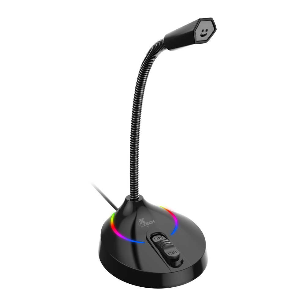Xtech Microphone Computer Omnidirectional Wired USB Gaming
