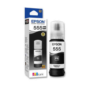 Epson T555 – Photo Negro – original – recarga de tinta – para EcoTank L8160, L8180