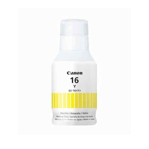 Canon GI 16 Y – 132 ml – amarillo – original – recarga de tinta – para MAXIFY GX6010, GX7010