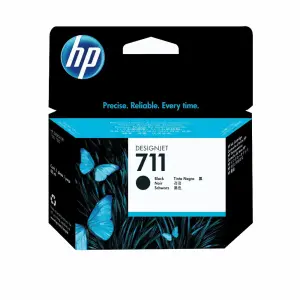 HP 711 – 80 ml – negro – original – cartucho de tinta – para DesignJet T100, T120, T120 ePrinter, T125, T130, T520, T520 ePrinter, T525, T530