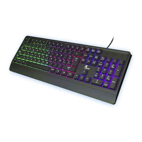 Xtech CHEVALIER XTK-505S – Teclado – retroiluminación – USB – QWERTY – español