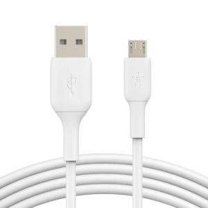 Belkin BOOST CHARGE – Cable USB – Micro-USB tipo B (M) a USB (M) – 1 m – blanco