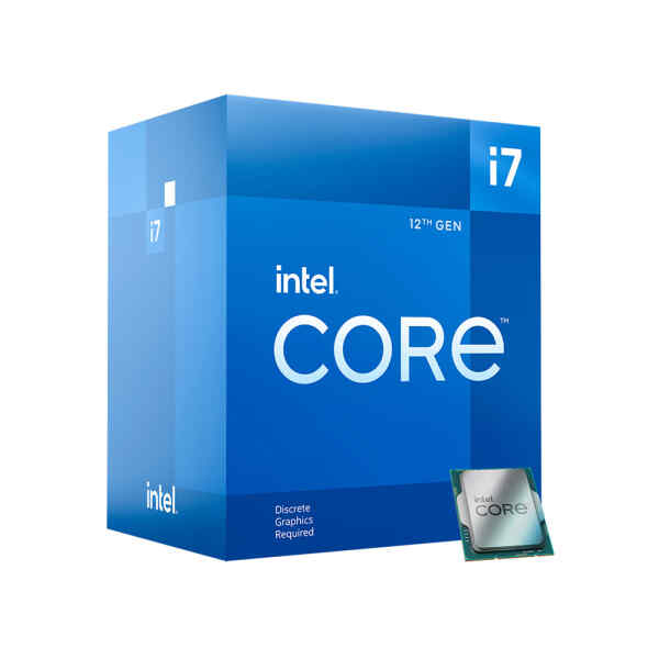 Intel Core i7 12700F – 2.1 GHz – 12 nucleos – 20 hilos – 25 MB cache – LGA1700 Socket – Caja