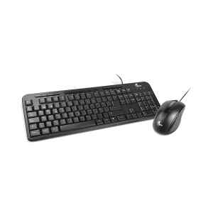 Xtech – Keyboard and mouse set – Wired – Spanish – USB – Black – Multimedia XTK-301S