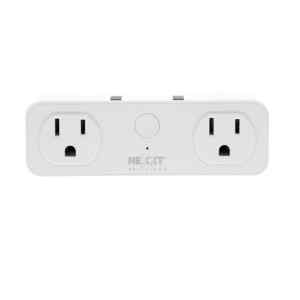 Nexxt  – Solutions Connectivity – NHP-D610 – wireless – 2 Toma corrientes – 2 puertos USB – Compatible con Amazon Alexa y Google Assistant – 1875 W de potencia máxima – 200 joules