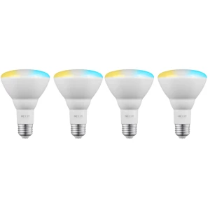 Nexxt -Solutions Connectivity – NHB-W2104PK –  Light Bulb – Paquete de 4 – Conexión Wi-Fi – Compatible con Amazon Alexa y Google Assistant – 110 V