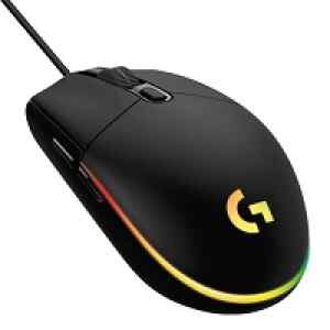 Logitech – Ratón – USB – Cableado – Negro