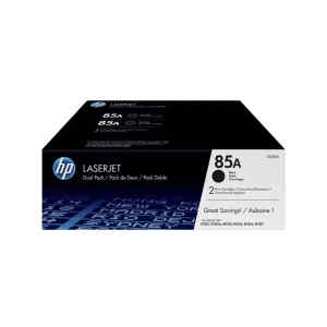 HP 85A – Paquete de 2 – negro – original – LaserJet – cartucho de tóner (CE285AD) – para LaserJet Pro M1132 MFP, M1212nf MFP, M1217nfw MFP, P1102, P1102s, P1102W, P1109, P1109W