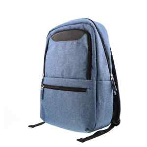 Xtech Winsor XTB-212 Mochila para laptop 15.6″ – Durable poliéster – Color Azul con detalles en negro – Panel posterior con acolchado –  Tirantes acolchados  – Bolsillo frontal para accesorios con organizador interior