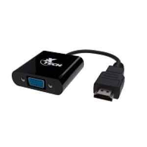 Xtech – Video adapter – 19 pin HDMI Type A – VGA – Black – XTC-363