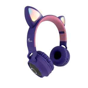 Xtech – XTH-650 – Headphones with microphone – Para Cellular phone / Para Computer / Para Home audio / Para Portable electronics / Para Tablet – Wireless – BT-Hera LED Lights