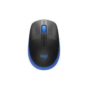 Logitech M190 – Ratón – óptico – 3 botones – inalámbrico – receptor inalámbrico USB – azul