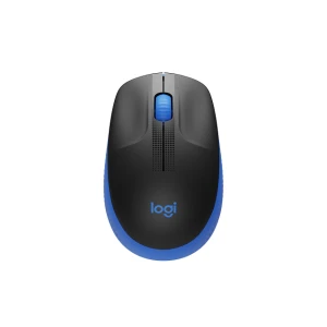 Logitech M190 – Ratón – óptico – 3 botones – inalámbrico – receptor inalámbrico USB – azul