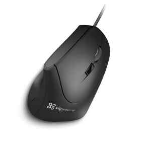 Klip Xtreme Krown KMO-506 – Ratón vertical – ergonómico – diestro – óptico – 6 botones – cableado – USB