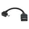 Xtech XTC360 – Adaptador para cable de datos – USB hembra a Micro-USB tipo B macho – 13.5 cm – conector en ángulo
