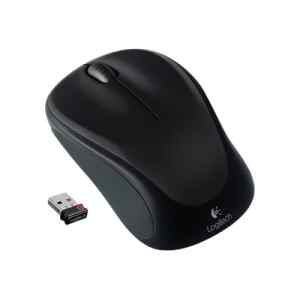 Logitech M317 – Ratón – óptico – inalámbrico – 2.4 GHz – receptor inalámbrico USB – negro