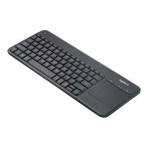 Logitech Wireless Touch Keyboard K400 Plus – Teclado – con panel táctil – inalámbrico – 2.4 GHz – negro