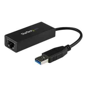 StarTech.com Adaptador Tarjeta de Red Externa NIC USB 3.0 a 1Gbps Gigabit Ethernet 1 Puerto – 1x RJ45 Hembra – 1x USBA – Adaptador de red – USB 3.0 – Gigabit Ethernet – negro