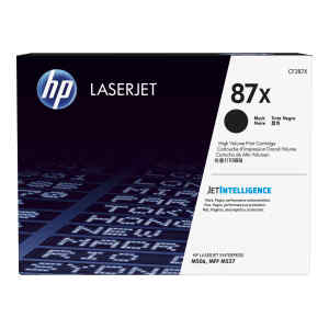 HP 87X – Alto rendimiento – negro – original – LaserJet – cartucho de tóner (CF287X) – para LaserJet Managed E50045; LaserJet Managed Flow MFP E52545
