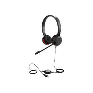 Jabra Evolve 30 II MS stereo – Auricular – en oreja – cableado – USB, conector de 3,5 mm – Certificado para Skype Empresarial