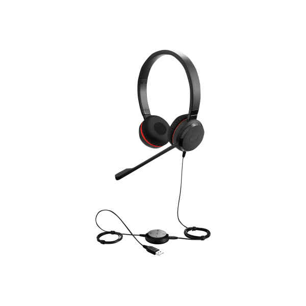 Jabra Evolve 30 II MS stereo – Auricular – en oreja – cableado – USB, conector de 3,5 mm – Certificado para Skype Empresarial
