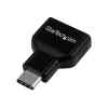 StarTech.com Adaptador USB-C a USB-A – Macho a Hembra – USB 3.0 – Conversor USB Type-C a USB A – Adaptador USB – 24 pin USB-C (M) a USB Tipo A (H) – USB 3.1 – negro – para P/N: HB31C2A1CGS, HB31C2A2CB, HB31C3A1CS, HB31C3ASDMB, HB31C4AS, PEXUSB311AC3