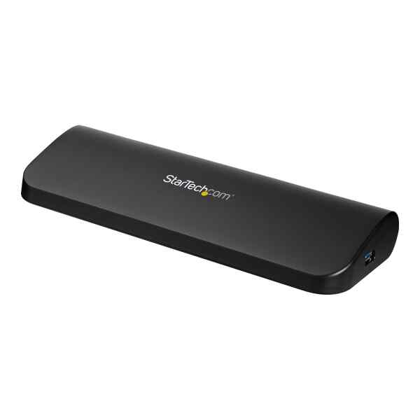 StarTech.com Estación de Conexión Docking Station Replicador Puertos Universal para Portátil USB 3.0 – Audio Red DVI HDMI®VGA Vídeo Doble – Estación de conexión – USB – VGA, HDMI – 10Mb LAN – para P/N: ARMBARDUO, ARMBARDUOV, ARMDUAL, ARMDUAL30, ARMDUALV, ARMSLIMDUO