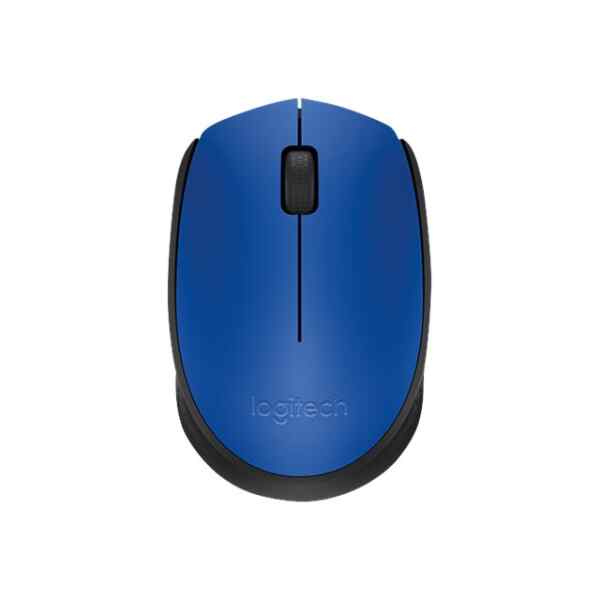 Logitech M170 – Ratón – diestro y zurdo – inalámbrico – 2.4 GHz – receptor inalámbrico USB – azul
