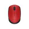 Logitech M170 – Ratón – diestro y zurdo – inalámbrico – 2.4 GHz – receptor inalámbrico USB – rojo