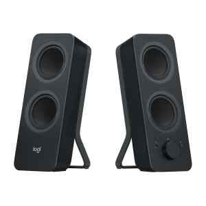 Logitech Z207 Bluetooth Computer Speakers – Altavoces – para PC – canal 2.0 – inalámbrico – Bluetooth – 5 vatios (Total) – negro