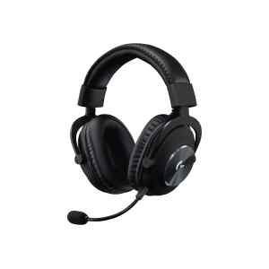 Logitech G Pro X with Blue VO!CE Technology – Auricular – tamaño completo – cableado – conector de 3,5 mm – aislamiento de ruido – negro