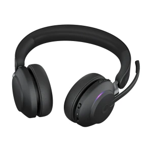 Jabra Evolve2 65 MS Stereo – Auricular – en oreja – Bluetooth – inalámbrico – USB-A – aislamiento de ruido – negro – Certificado para Equipos de Microsoft