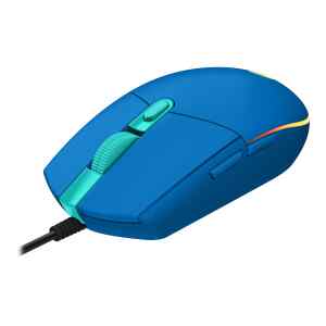 Logitech Gaming Mouse G203 LIGHTSYNC – Ratón – óptico – 6 botones – cableado – USB – azul