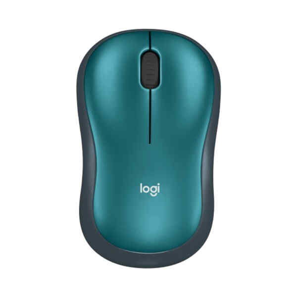 Logitech M185 – Ratón – diestro y zurdo – óptico – inalámbrico – 2.4 GHz – receptor inalámbrico USB – azul